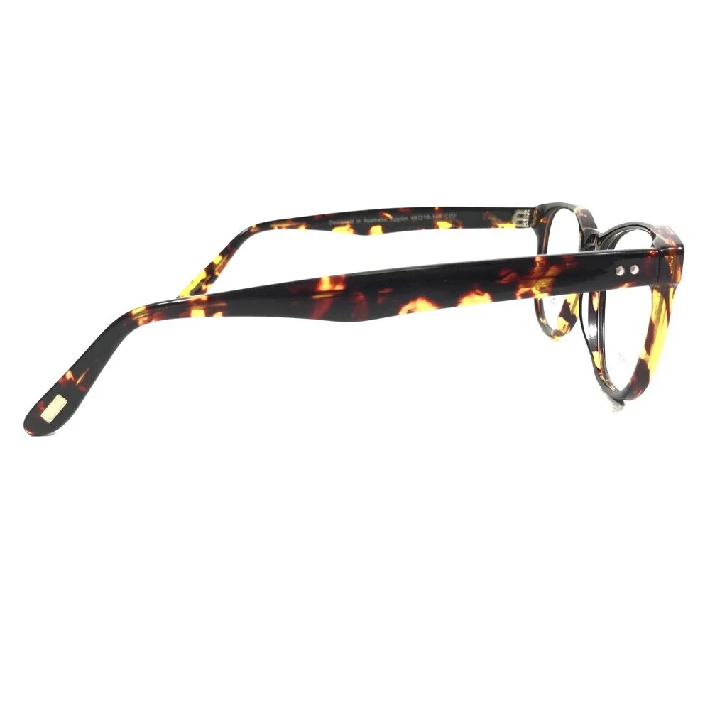Iconik Eyeglasses Frames Kaylen C02 Brown Tortoise Square Full Rim 49-19-145